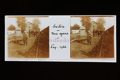 Serbia Train Station Railroad Photo Glass Stereo Plate 1920