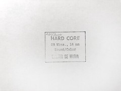 WALTER DE MARIA HARD CORE 1973 PENCIL NUMBERED LIMITED ED MUSEUM QUALITY FRAMED