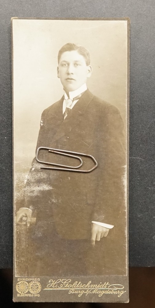 Photo CDV KAB portrait young teenager model Castle Magdeburg Saxony Anhalt picture
