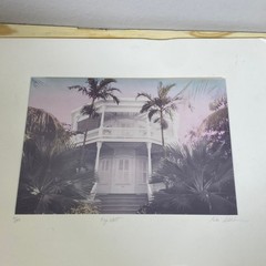 Niki Butcher Key West 1983 Photo Print Signed 41/250 Hand Colored 10×14″ FL Art