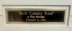 Vintage Paul Sundberg “Back Country Road”Photograph Framed Art Fall Autumn Trees