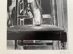 Vintage ABSTRACT ART PHOTOGRAPHY Signed Richard Komara 1970’s HAND LOCK CHAIR 22