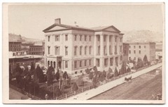Lawrence / 138 Post Office and Custom House Battery Street San Francisco 1866