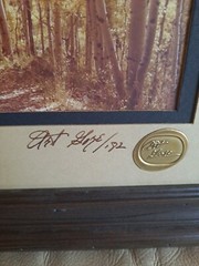 Vintage Framed Colorado Trail ART Photography by Colorado Artist Art Gore Signed