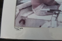 Matted Photograph of Young Man Lobstering in Florida Keys 1968 Reprint 14×11