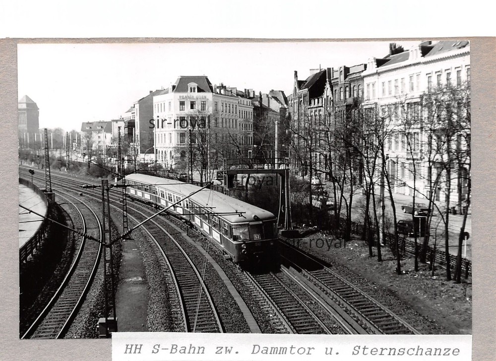 Hamburg 1970s – S-Bahn between Dammtor Sternschanze – Tram Photo 8x13cm