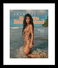 Megan Fox Sports Illustrated Swimsuit Issue 2023 Cover Framed 8×10 Photo