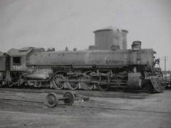 Union Pacific Steam Locomotive Engine 5069 8×10 Photograph Vtg 50s Railway Stop