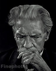 1954 Vintage 16×20 ALBERT SCHWEITZER France Organ Music Religion Medicine KARSH