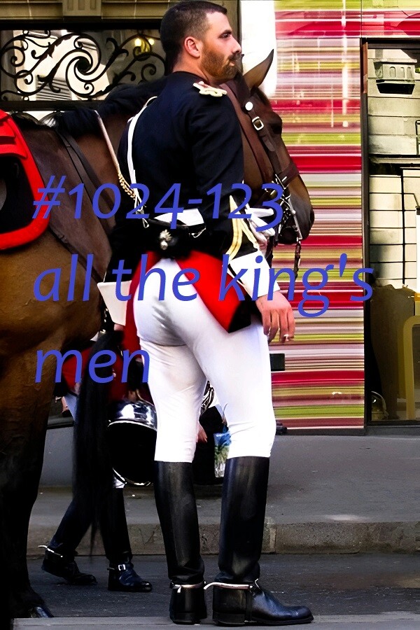 MALE PORTRAIT #1024-123 -MEN IN UNIFORM SERIES -free shipping in usa