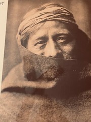 Edward S. Curtis Waihusiwa A Zuni Kyaqimassi Sepia Print Native American EUC