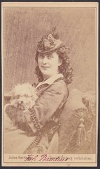 Auguste Wilbrandt-Baudius Actress Theater Vienna Portrait CDV Photo 1870