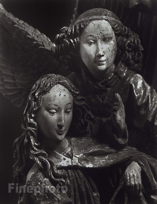 1967/80 Vintage TIBOR HONTY Czech Silver Gelatin Photograph Art Gothic Sculpture