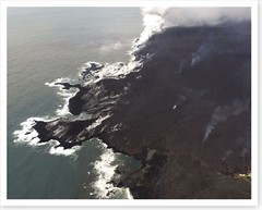 Kilauea Volcano Lava Delta In Former Kapoho Bay 2018 Silver Halide Photo