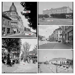 Vittel Vosges, France, Glass Plate Photos, Lot Of 5 Negatives 13×18 Cm