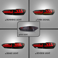New Taillights for Toyota Camry Tail Light Assembly 2018-2023 SE XSE LE XLE TRD