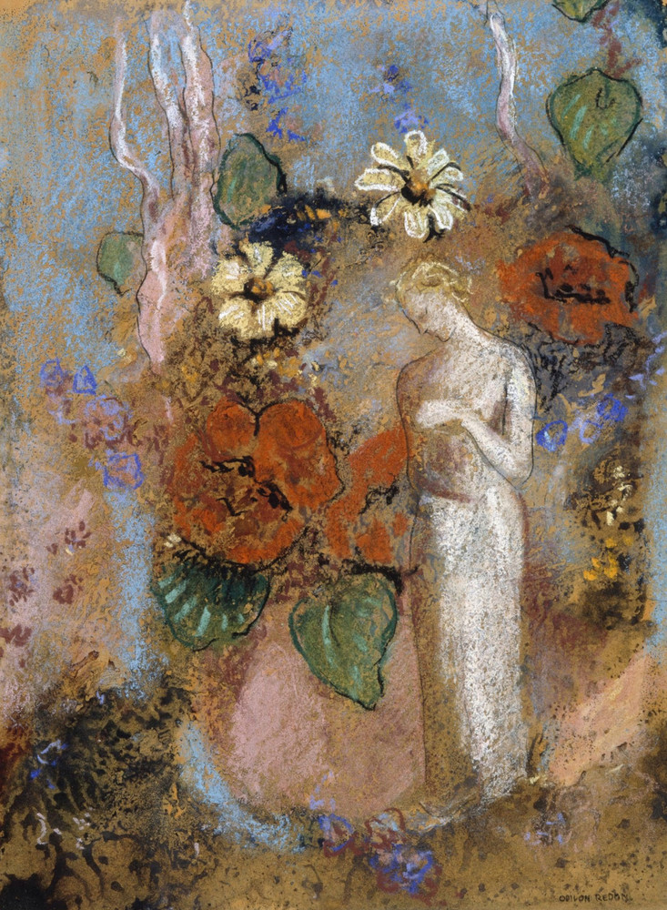 Pandora Odilon Redon 11×15 Art Print
