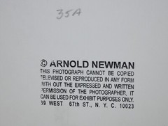 ARNOLD NEWMAN-2 Gelatin Silvers of Joseph Hirshhorn w/ museum model of Hirshhorn