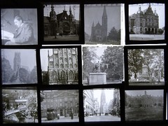 13 pieces historical photograph positive glass plate 8.5×8.5 cm Münster around 1915