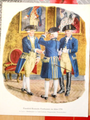 print picture Prince Hessian Post Officials around 1793 Dresden Gustav Müller 1892 G