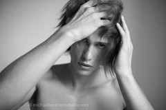 Michael Tammaro Studio Black and White Portrait Photograph / Figurative Art