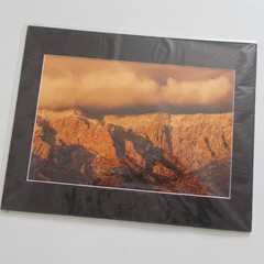 Sandia Storms Art Photograph New Mexico Lindsay Waite 11 x 14 Print Matted 2014