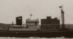 Great old negative – port unknown to me – tug fair play??