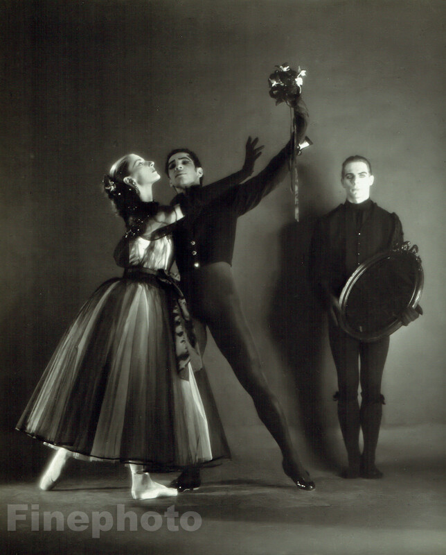 1951 New York City Ballet GEORGE PLATT LYNES Dance LA VALSE 13×10 Photo Gravure