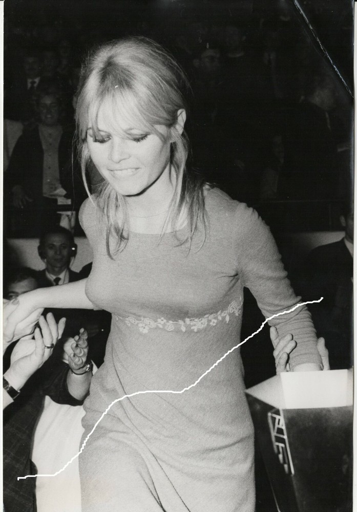 30x20cm Reporters Associes Vintage Original Foto 1960er Brigitte Bardot photo