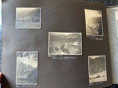 Old Photo Album Civilian with Flaws, Travel 1930s /90