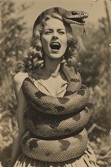 24 ~ 4X6 Glossy HORROR Fine Art ‘ SNAKE DEMON ‘ Photo FANTASY Set ! 3413712