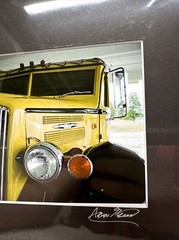 Yellowstone Bus Photo Art Print 5×7 Matted In 8×10