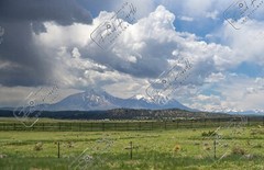 Spanish Peaks 8×10 Photo Matted In 11×14 Mat