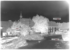 Vintage Black And White Photo Glass Plate Negative 13X18 CM Brumath Fleischel