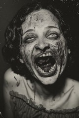 5 ~ 4X6 Glossy HORROR Fine Art ‘ DEATH RATTLE ‘ Photo FANTASY Set ! 211359003