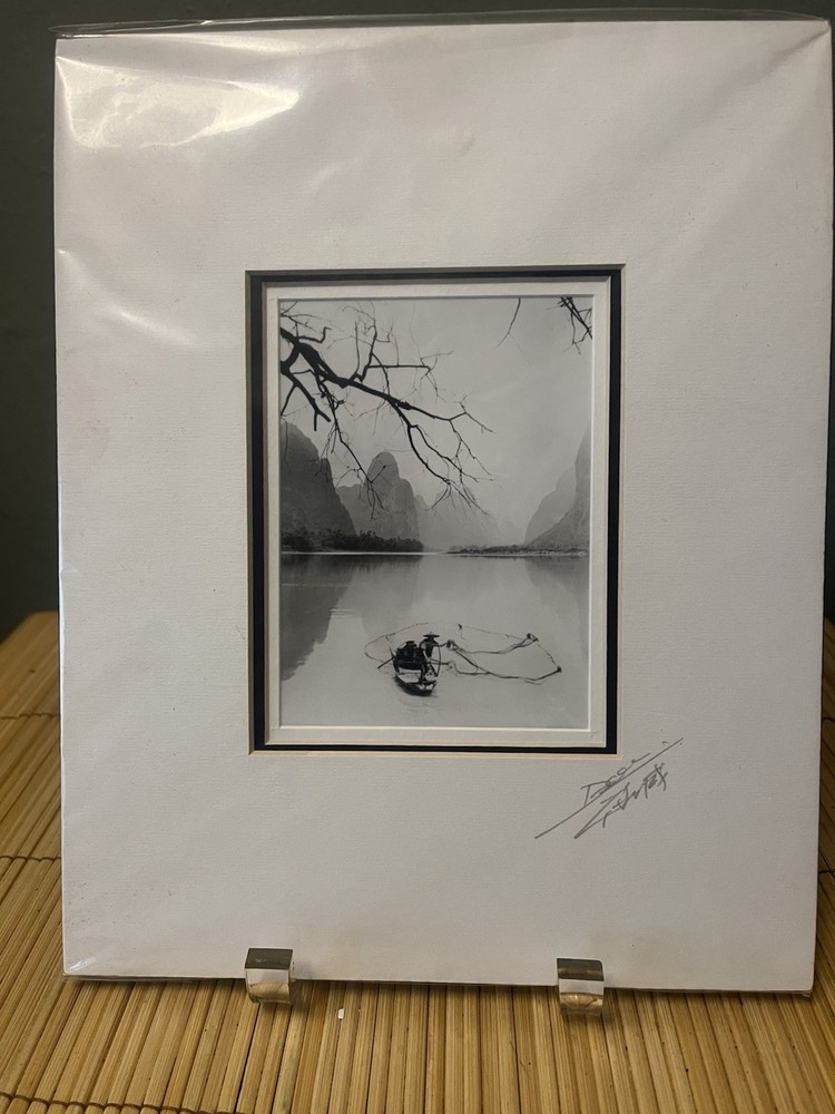 Don Hong-Oai Signed Original Photograph Fishermen Sealed Approx 8”x 10”