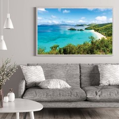 Trunk Bay, St John Beach Photography Wall Art Decor, US Virgin Islands, USVI