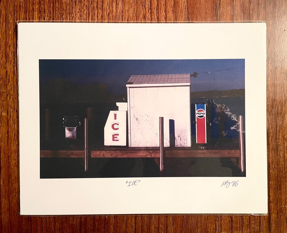 Original photographic print «Ice» by Michael Blumenstock