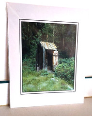 «St. Elmo Outhouse» St. Elmo, CO signed by Harry Bowden Nature Photographer