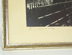 Photograph Arndt signed-Bischofswerda-picture frame 1961!