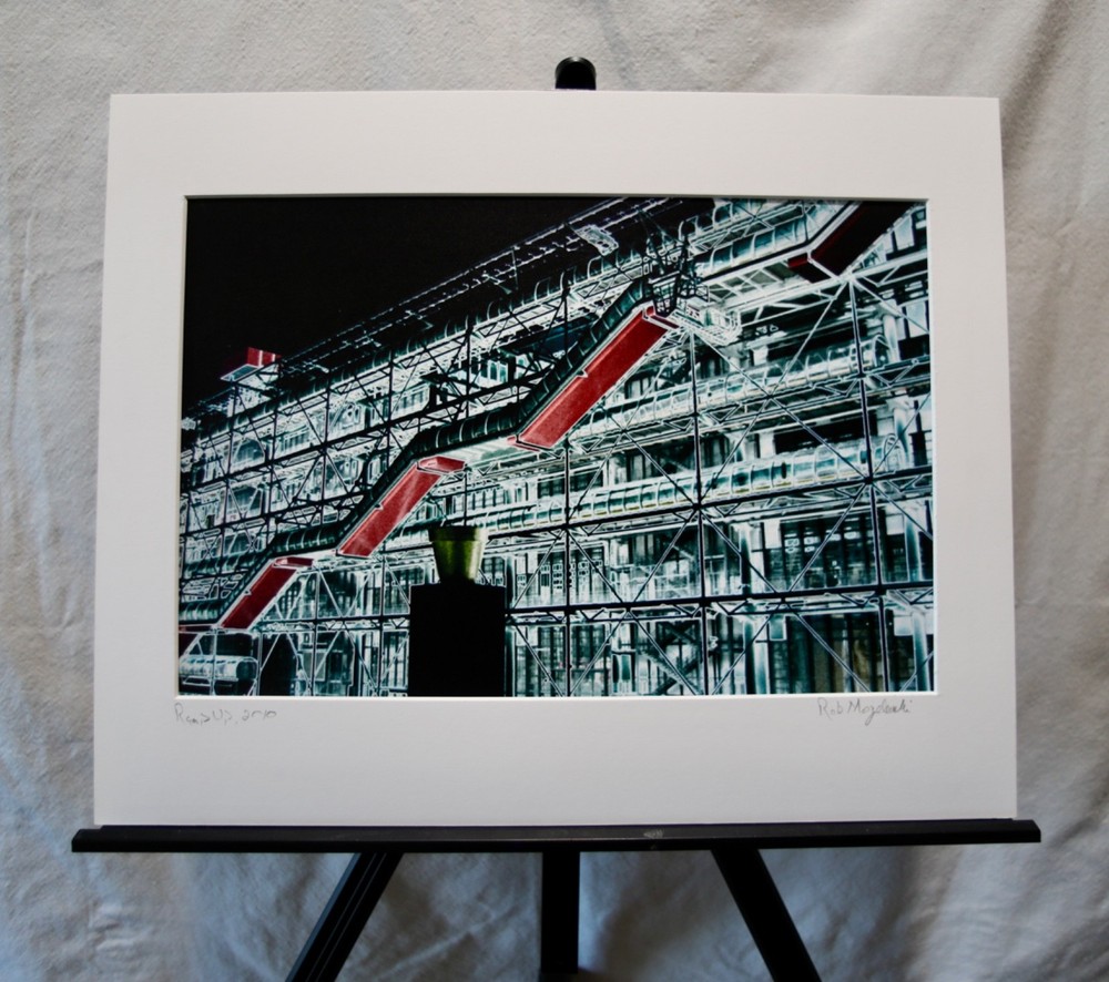 Original Photography Art Print «Ramp Up», Pompidou, Paris