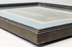 Antique Wallace Nutting 1920’s Framed Signed Mountainscape Hand Tinted Photo