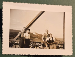 Women and Their Men Summer Bicycle Bridge Nature Summer (7×5.5) Original Photo