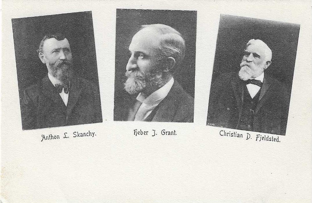 Mormon / Anthon L Skanchy Heber J Grant Christian D Fjeldsted 1905