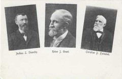 Mormon / Anthon L Skanchy Heber J Grant Christian D Fjeldsted 1905