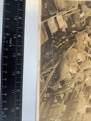 1917 Real 8.5 x 6.5” Photo WW1 “Learning The Machine Gun At The Ground School”