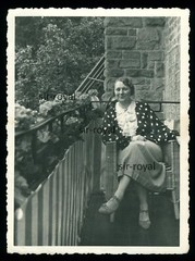 Öhringen 1920s – Woman in Bismarckstraße 13 – Photo 9x12cm
