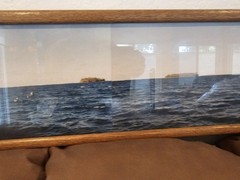 Panoramic Framed Tropical Island Photo Print Appears Bora Bora Wall Art Decor