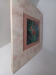 Marigold Double Matted Photo 3.5×5 in 8×10 Matted Frame Includes Hanging String