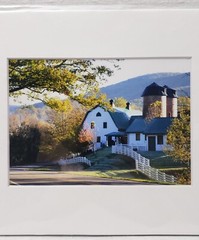 Old Dairy Barn Hot Springs VA Picture Photo by Cristie & Co Matted 8×10 NEW NIP